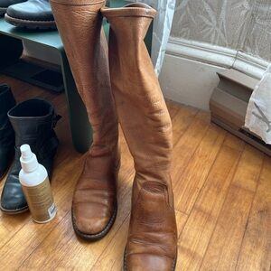 Roots Tall Zip-back Riding Boot Tribe Leather